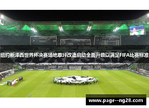 纽约新泽西世界杯决赛场地草坪改造启动全面升级以满足FIFA比赛标准
